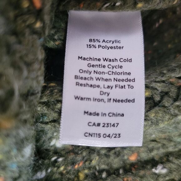 Talbots Women's Shaker Stitch Tweed Pullover Sweater - Picture 12 of 14